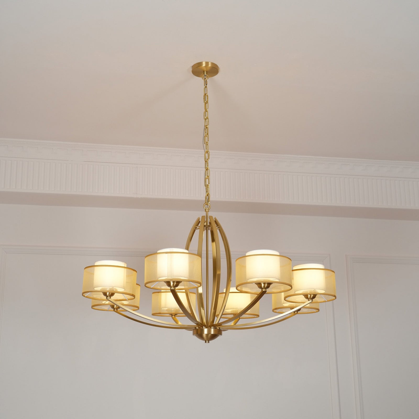 Stiffel 6-head Chandelier - Cueteks