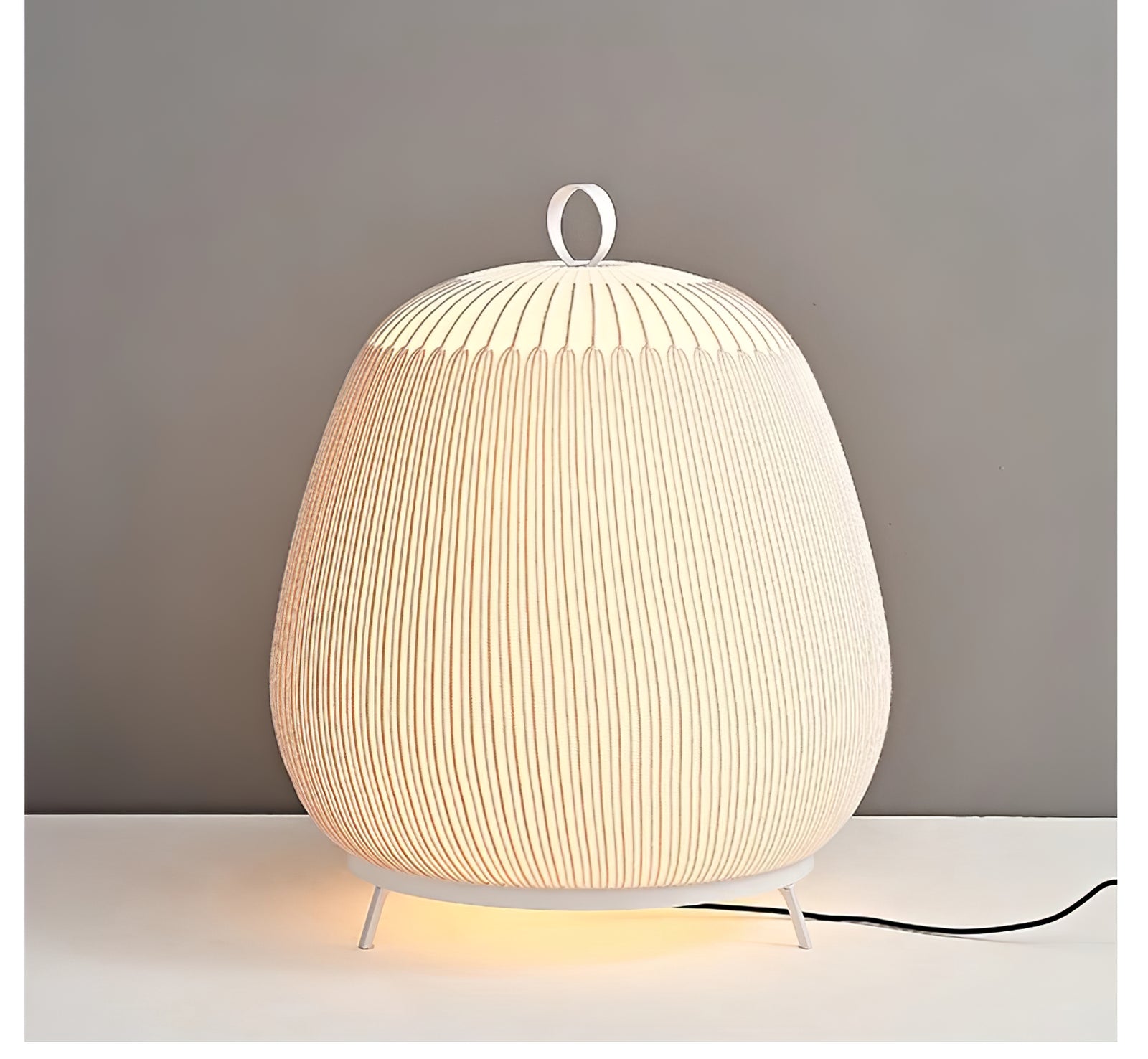 Textured Dome  Lantern Knit Table Lamp - Cueteks
