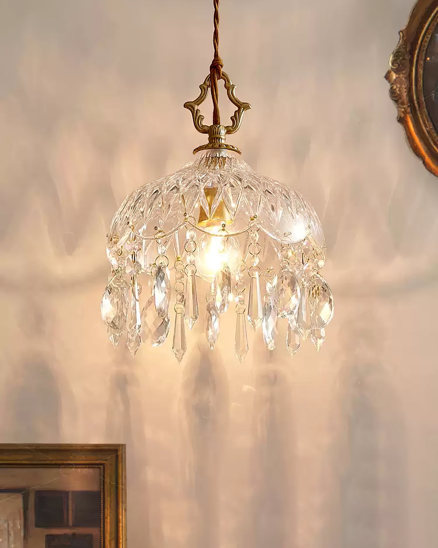 Handcrafted Crystal Chandelier - Cueteks