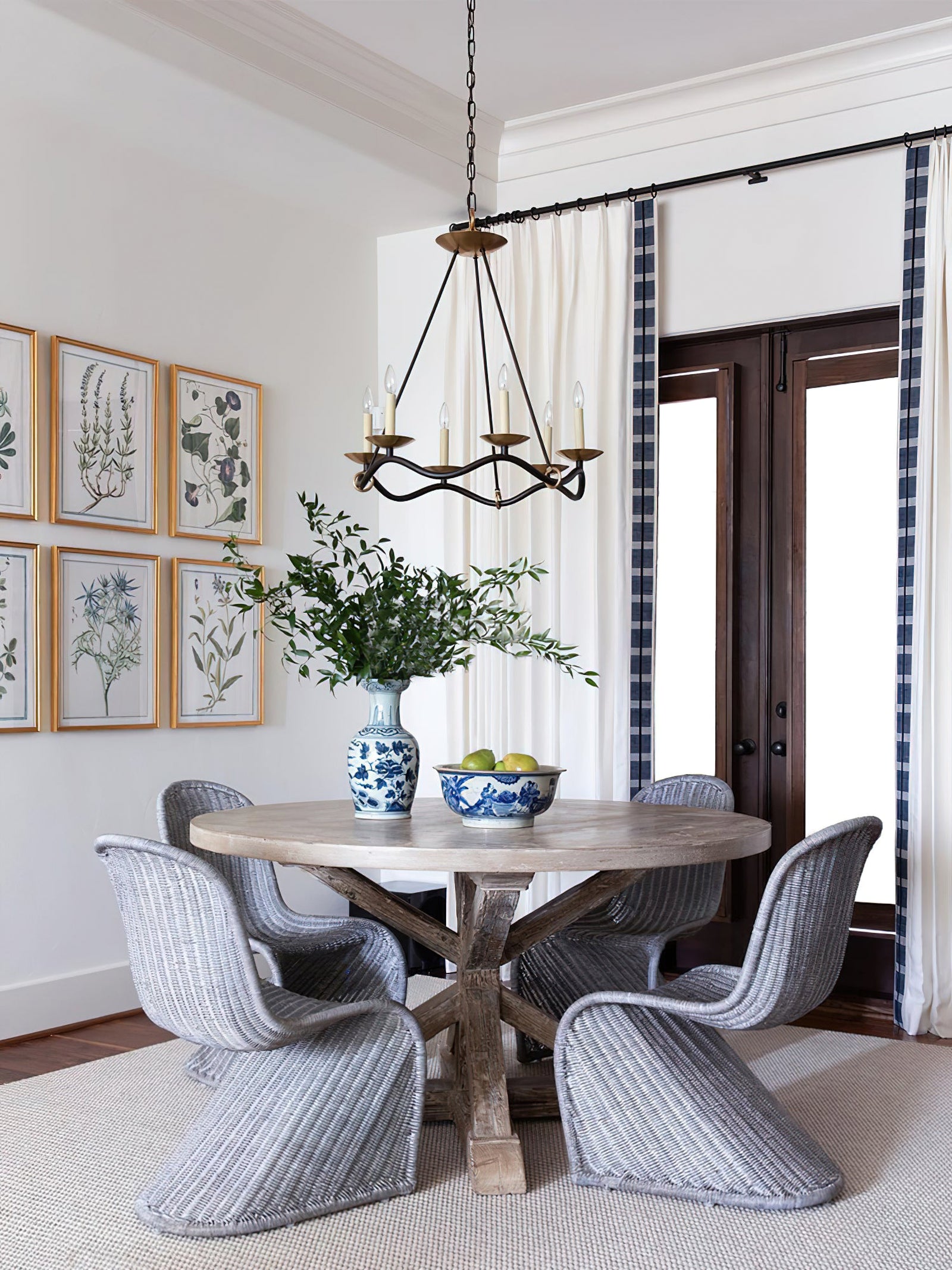 Wavy Arm Candle Chandelier - Cueteks