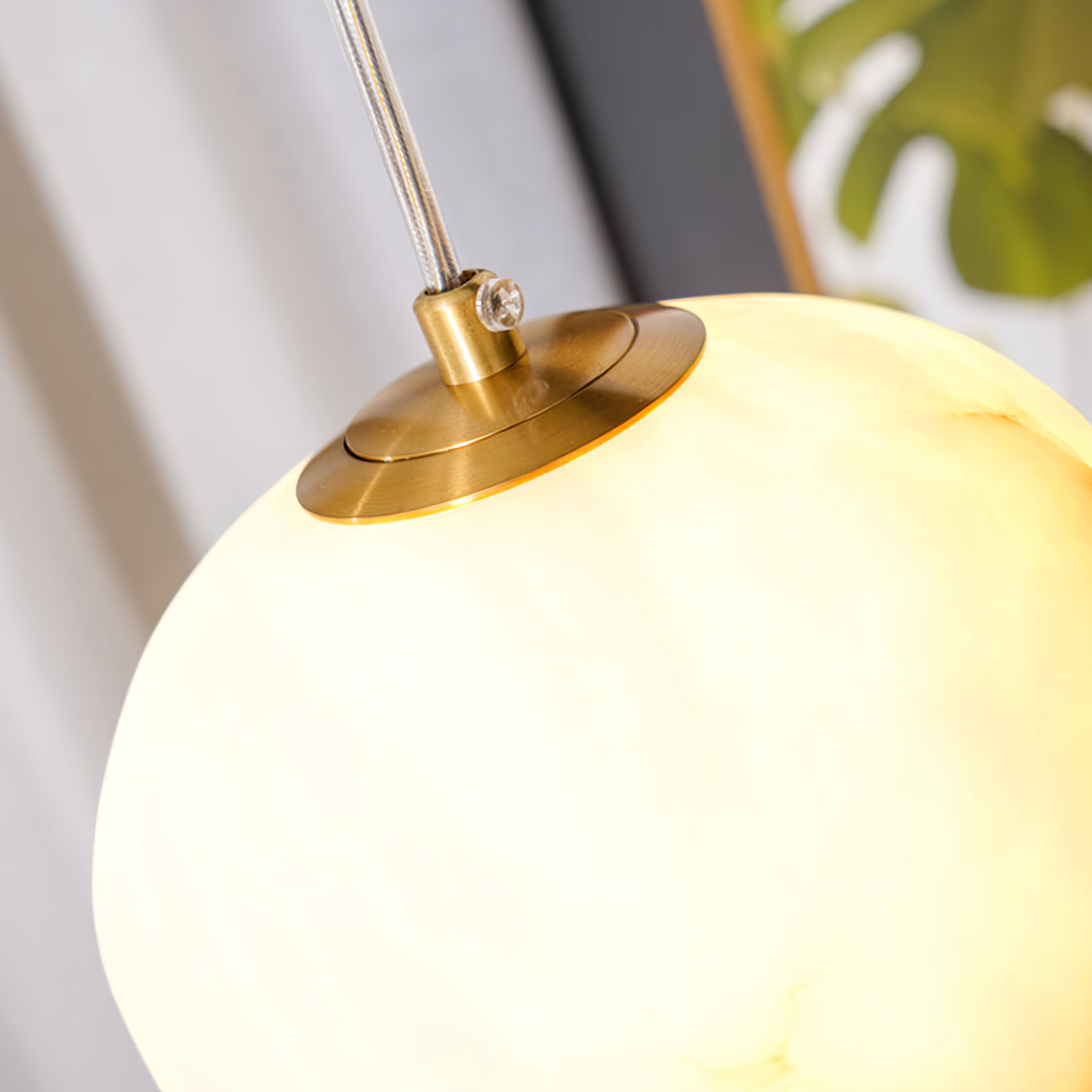 Pebble Alabaster Pendant Light - Cueteks