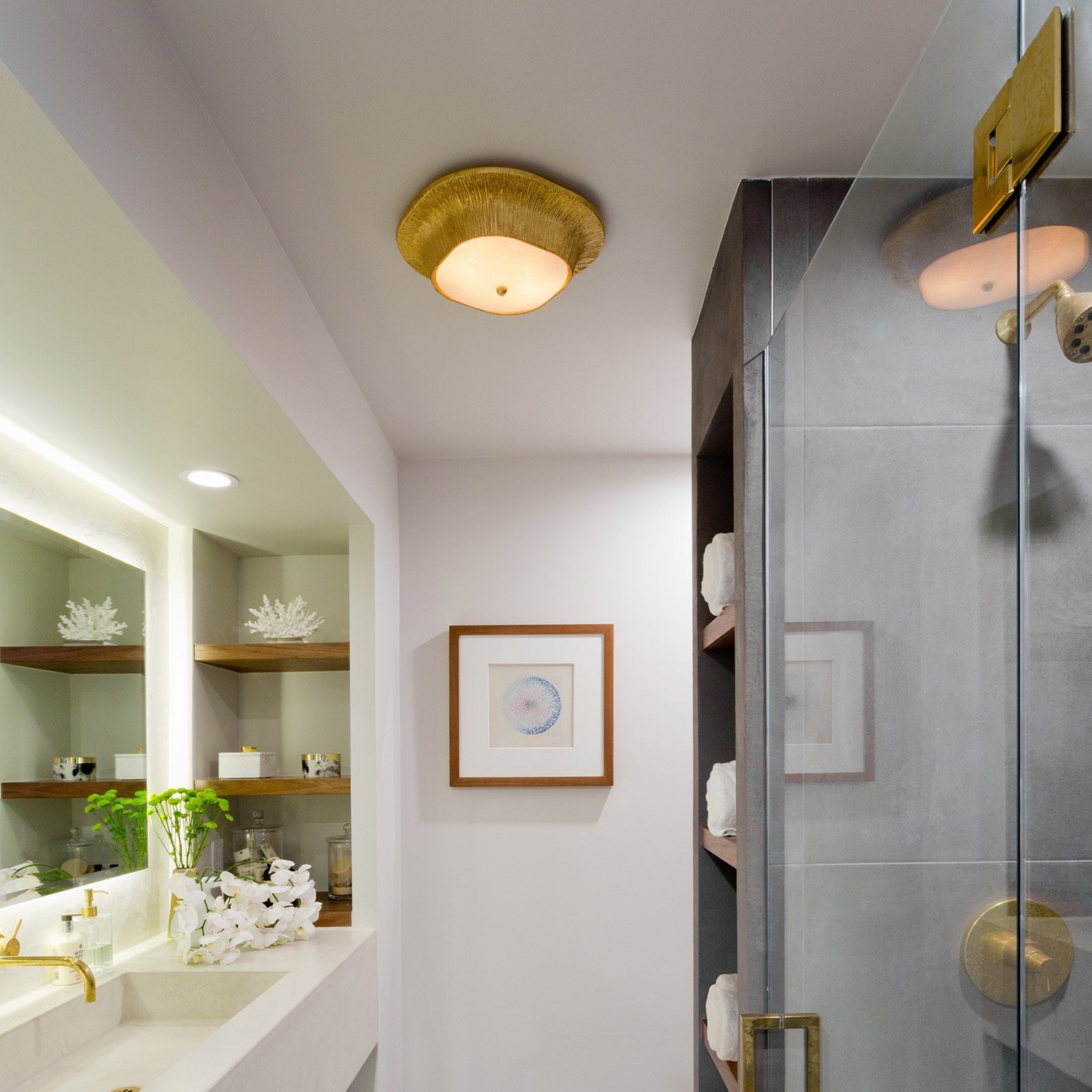Kelly Wearstler Utopia Round Flush Mount - Cueteks