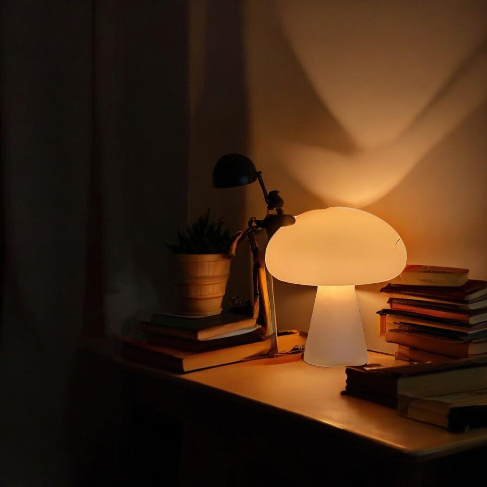 Obello Portable Mushroom Table Lamp - Cueteks