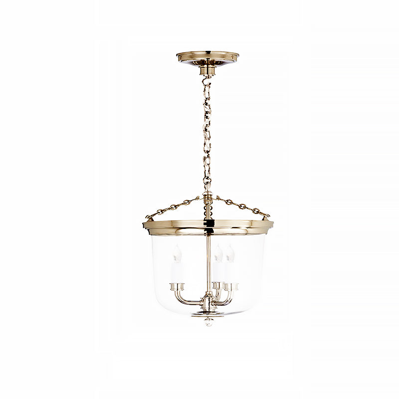 Thomas OBrien Merchant Brass Pendant Light - Cueteks