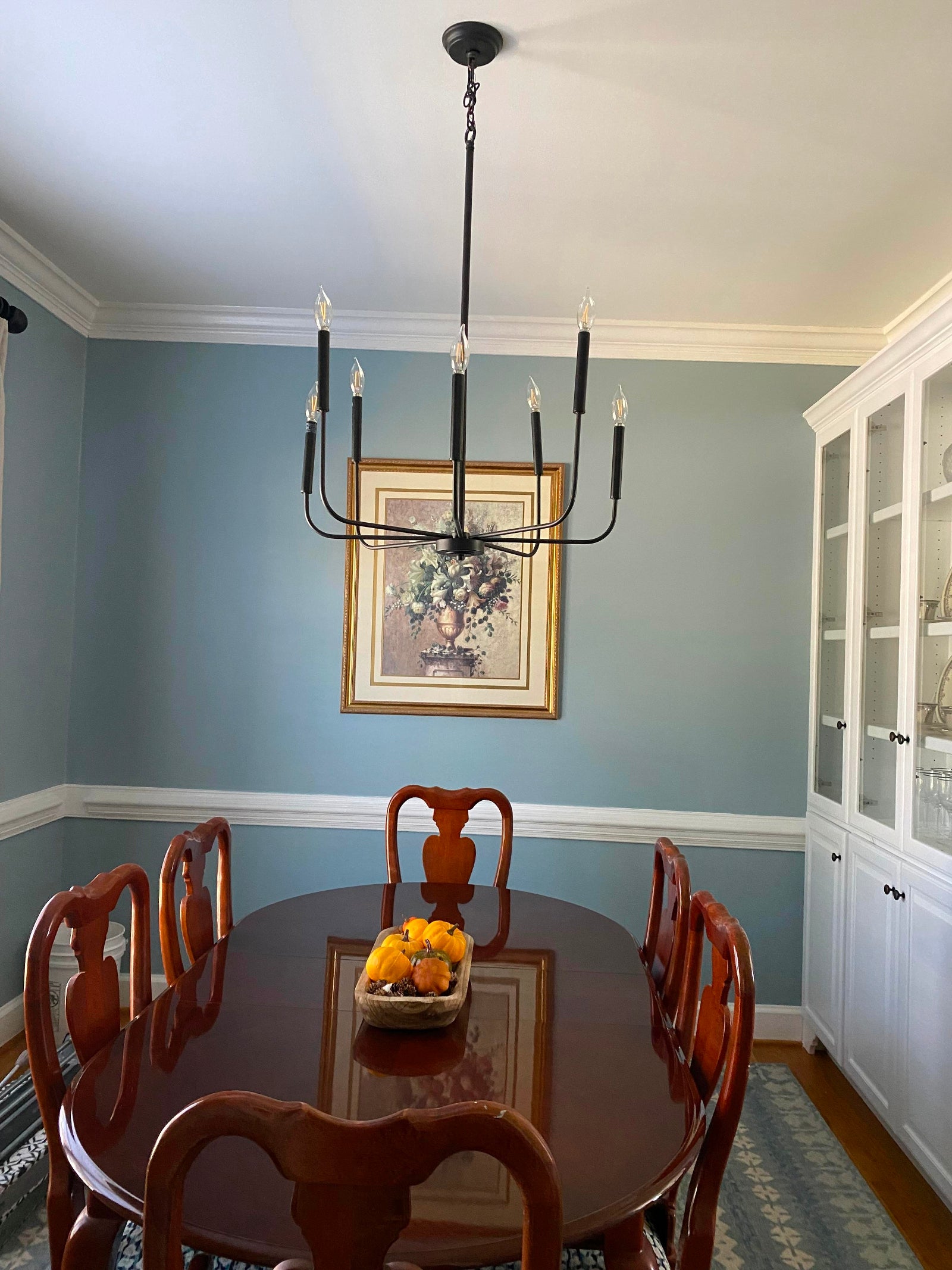 Modern Black Candlestick Chandelier - Cueteks