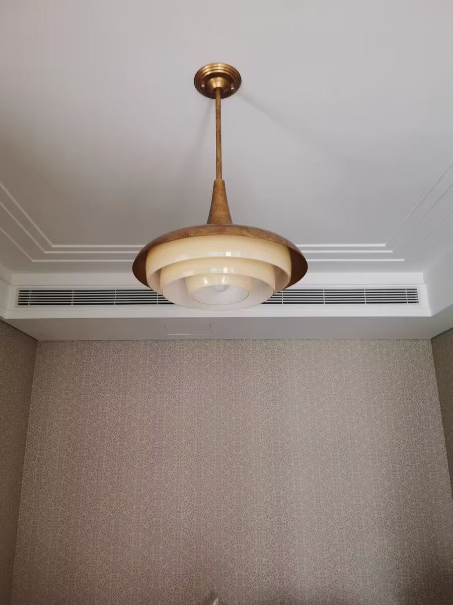 Mid-Century Wood Pendant Light - Cueteks