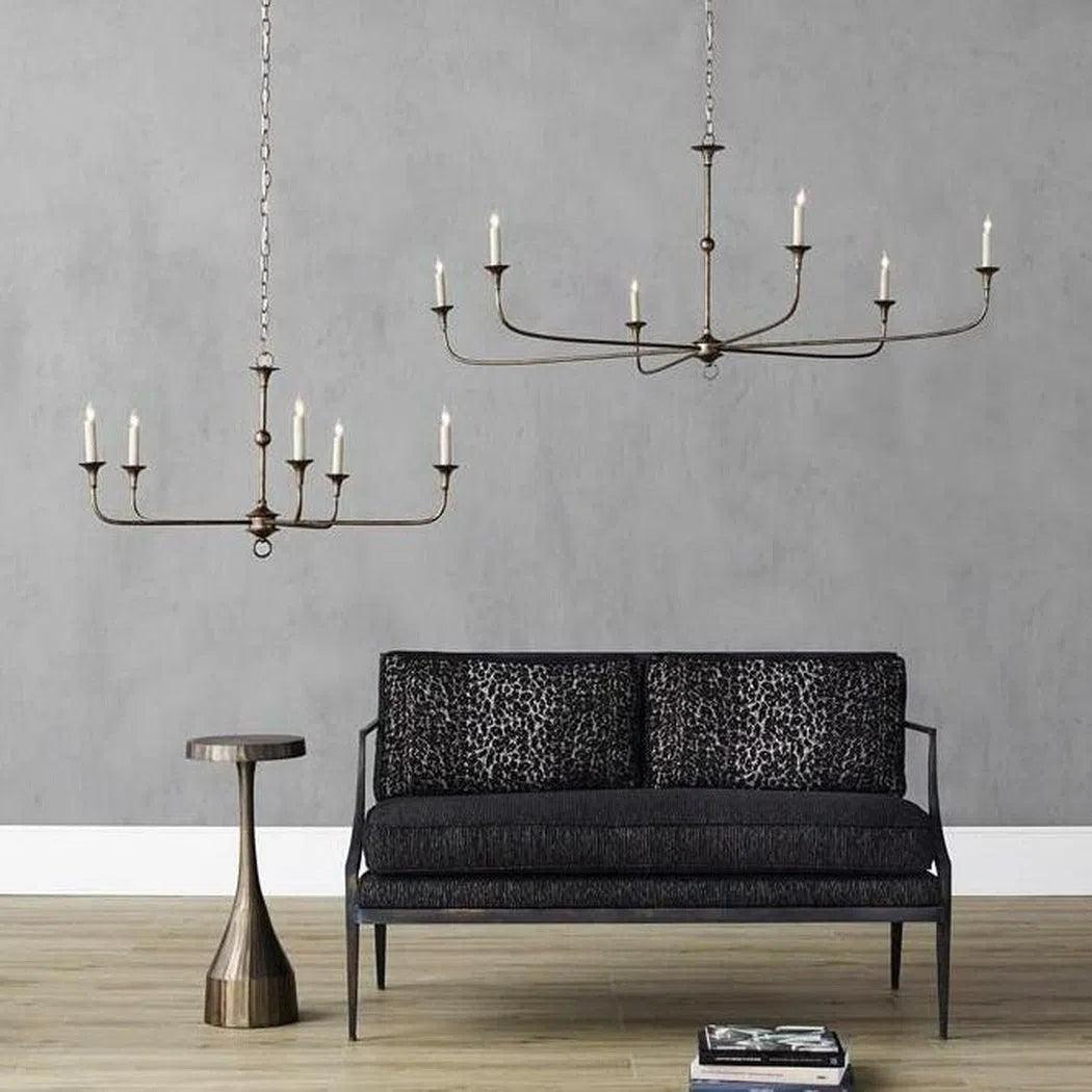 Elongated  Antique Chandelier - Cueteks