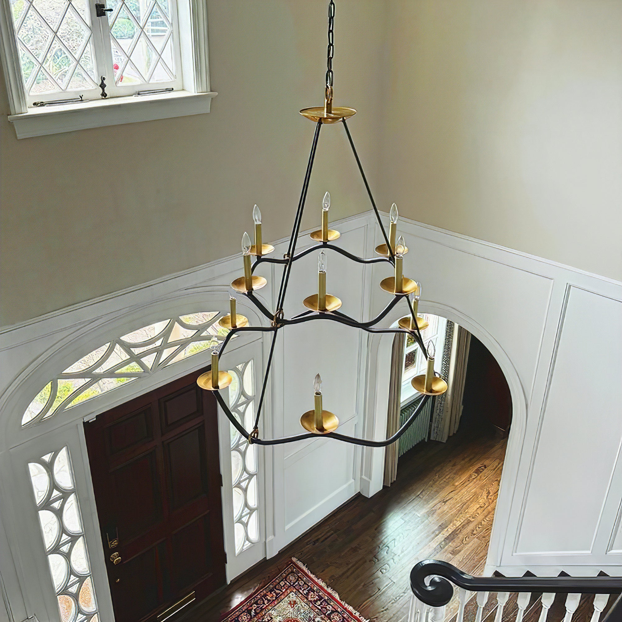 Choros Double Layer Chandelier - Cueteks