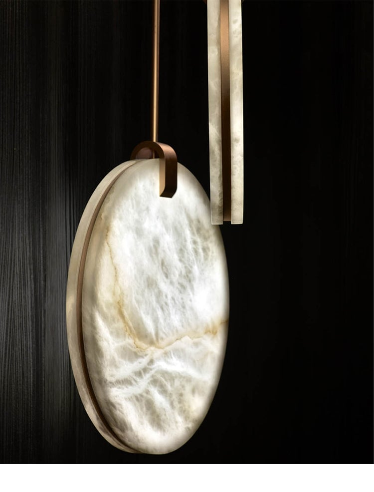 Tiered Alabaster Staircase Chandelier - Cueteks