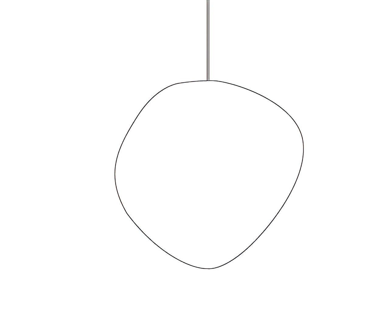 Pebble Alabaster Pendant Light - Cueteks