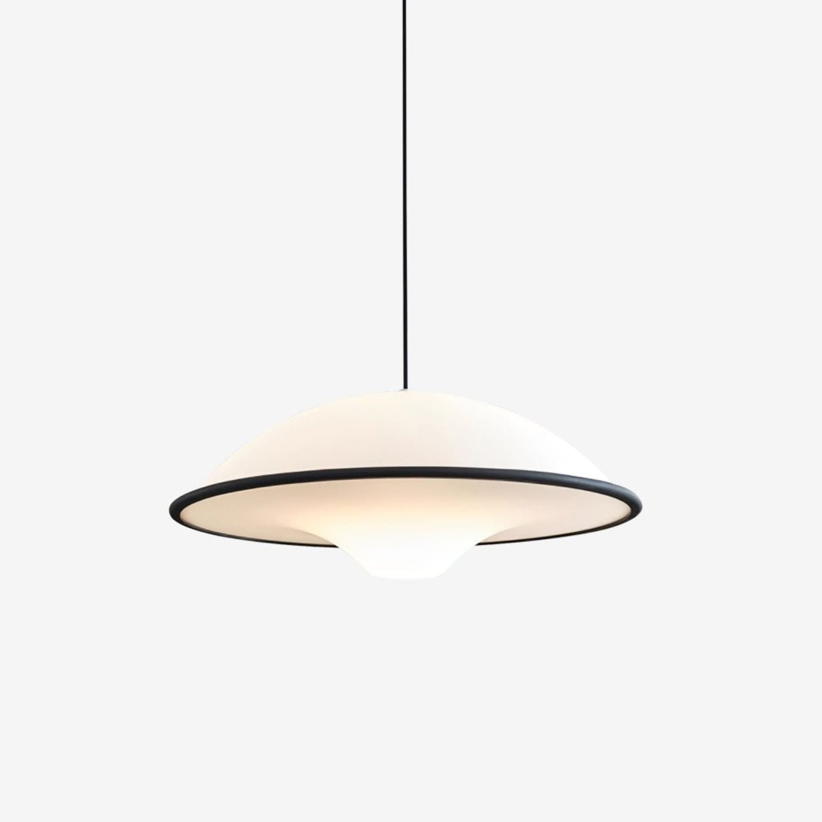 Acrylic Fontana Black Pendant Light - Cueteks