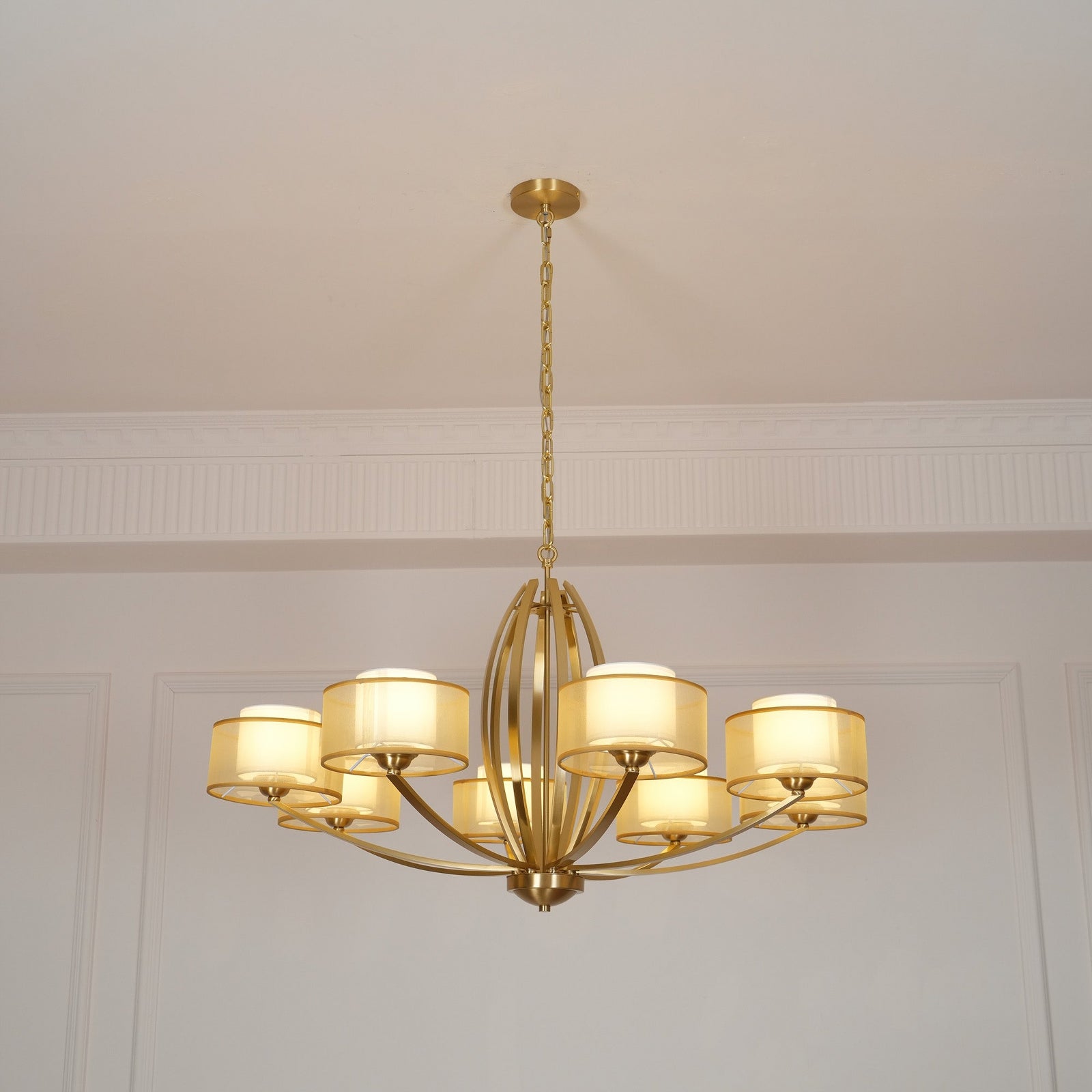 Stiffel 6-head Chandelier - Cueteks