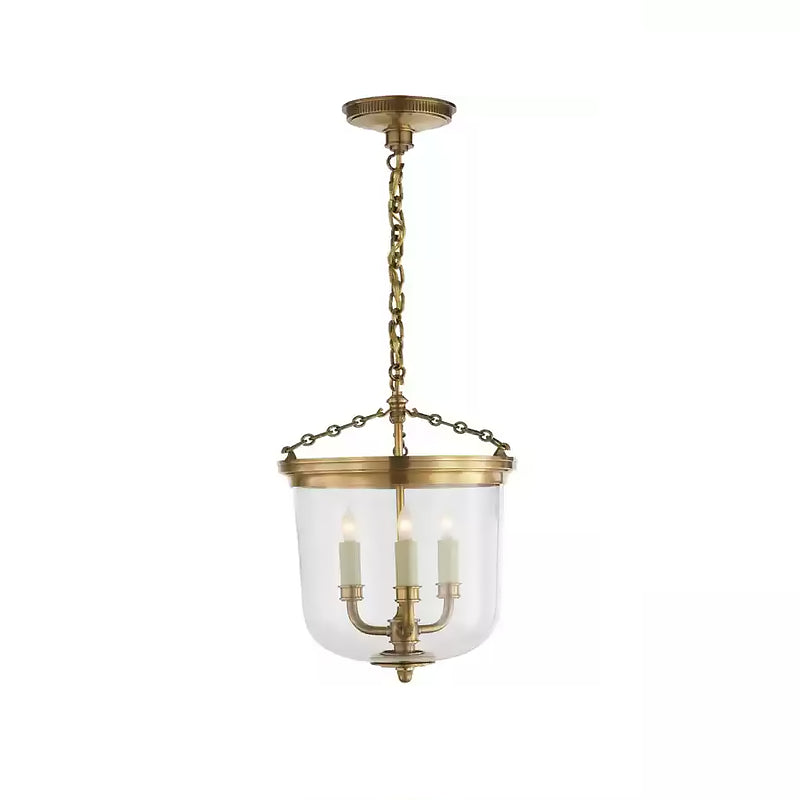 Thomas OBrien Merchant Brass Pendant Light - Cueteks