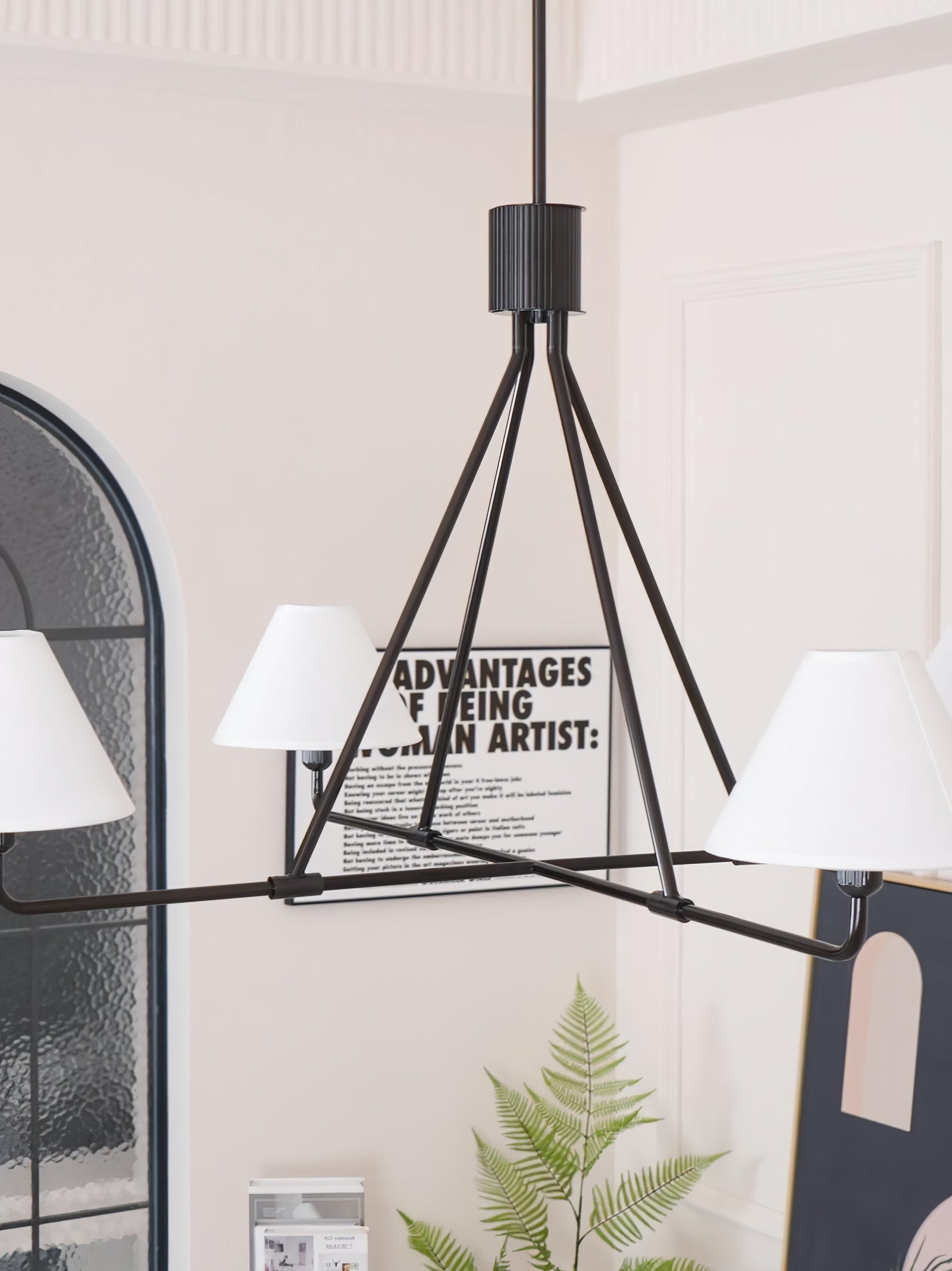 Black Beatrix Chandelier - Cueteks