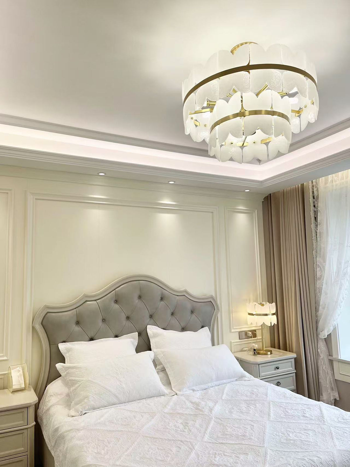 Patanga Alabaster Butterfly Chandelier - Cueteks