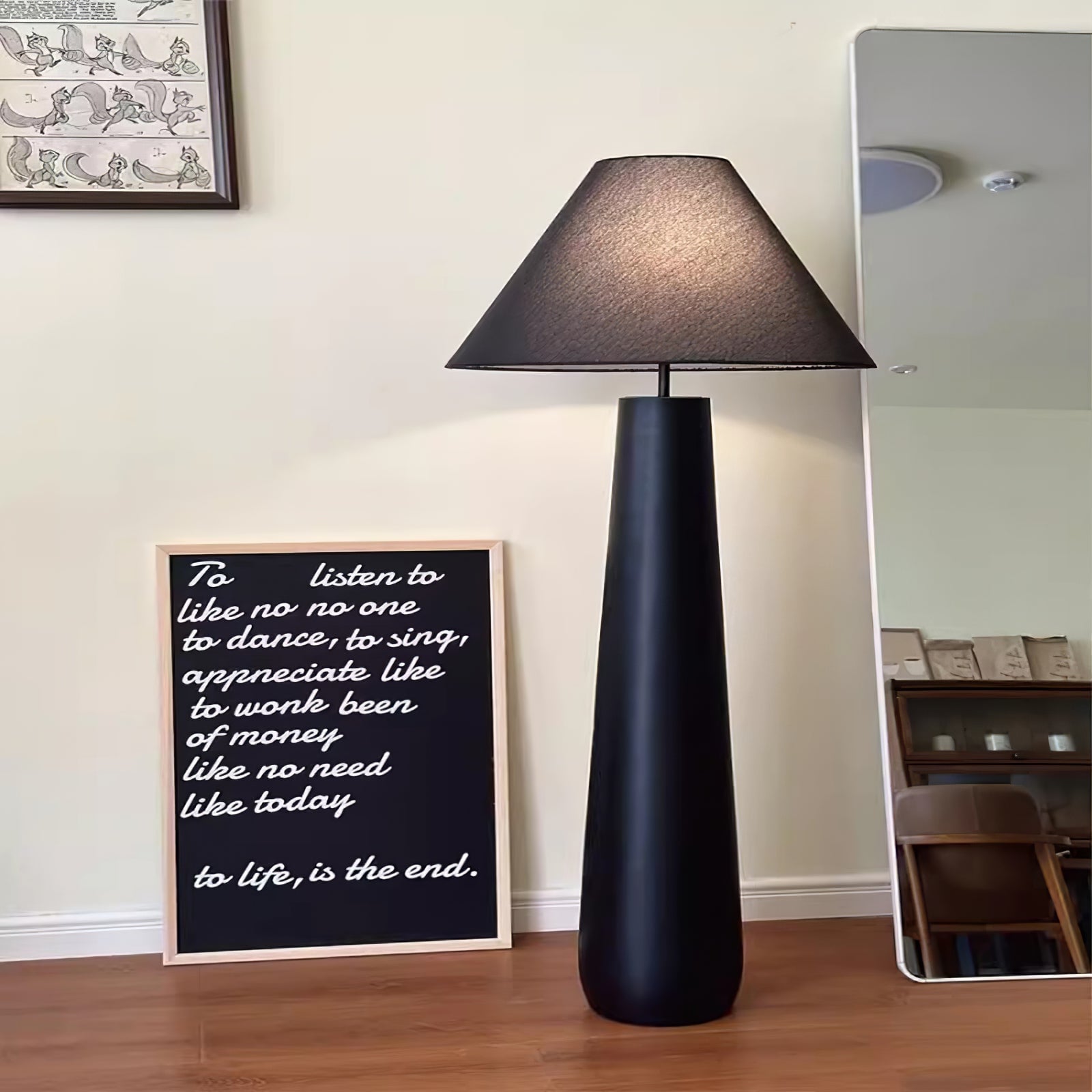 Kara Mann Polar Cement Floor Lamp - Cueteks