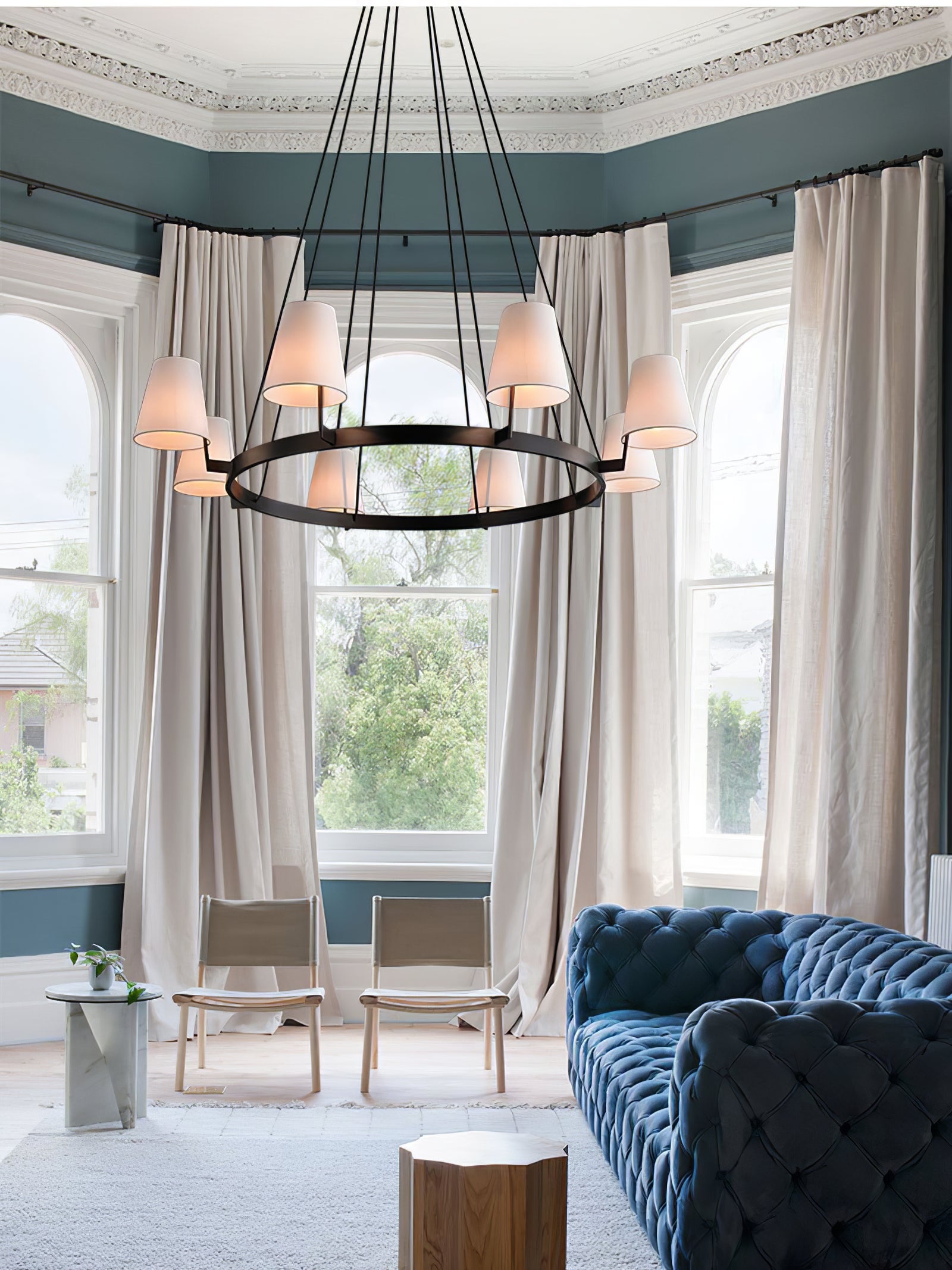 3D Corniche Circular Chandelier - Cueteks