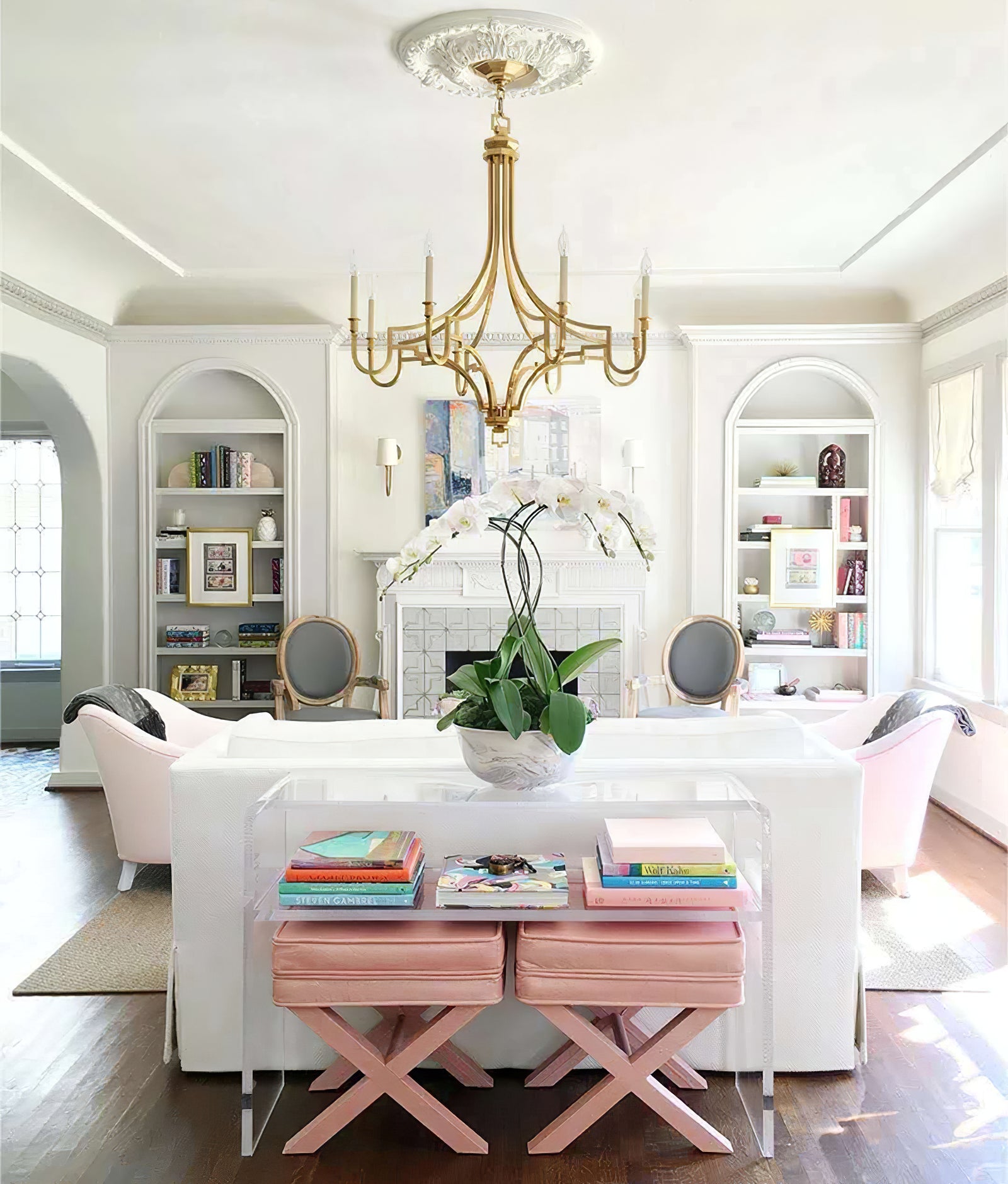 Luxury Gold Candle-Style Mykonos Chandelier - Cueteks