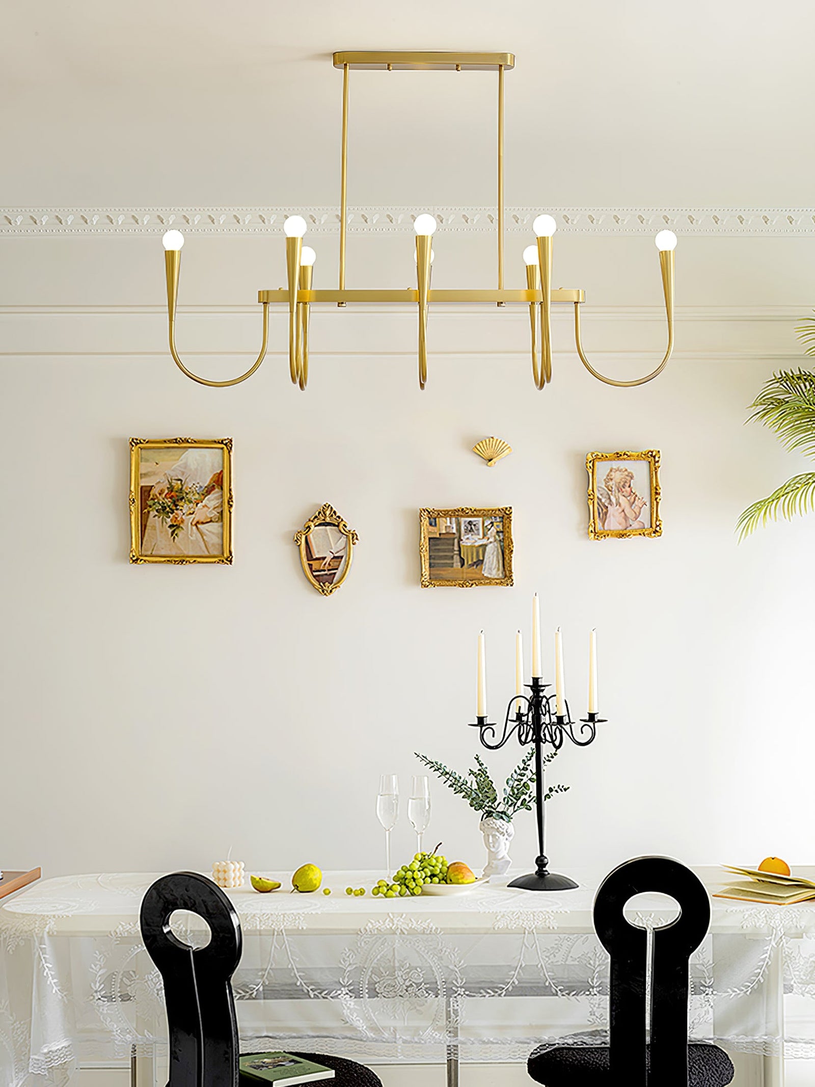 Symphony rectangular chandelier - Cueteks