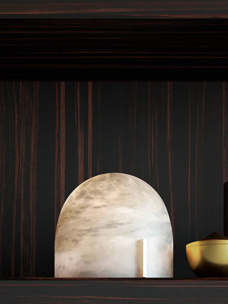 Handmade Alabaster Table Lamp - Cueteks