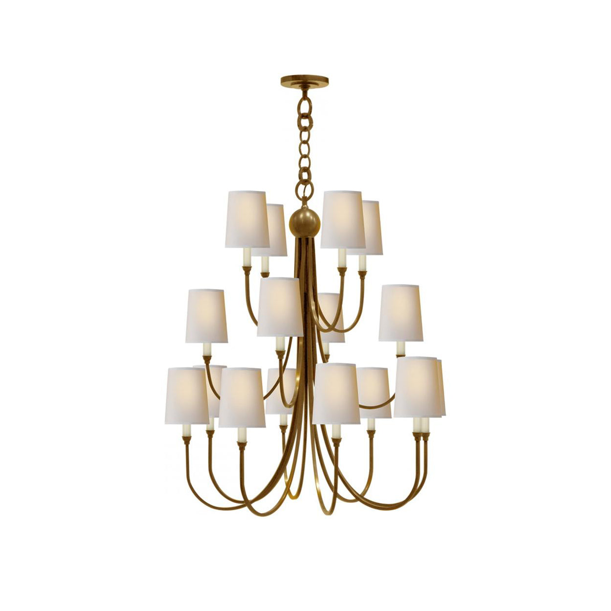 Classic extra large reed chandelier - Cueteks