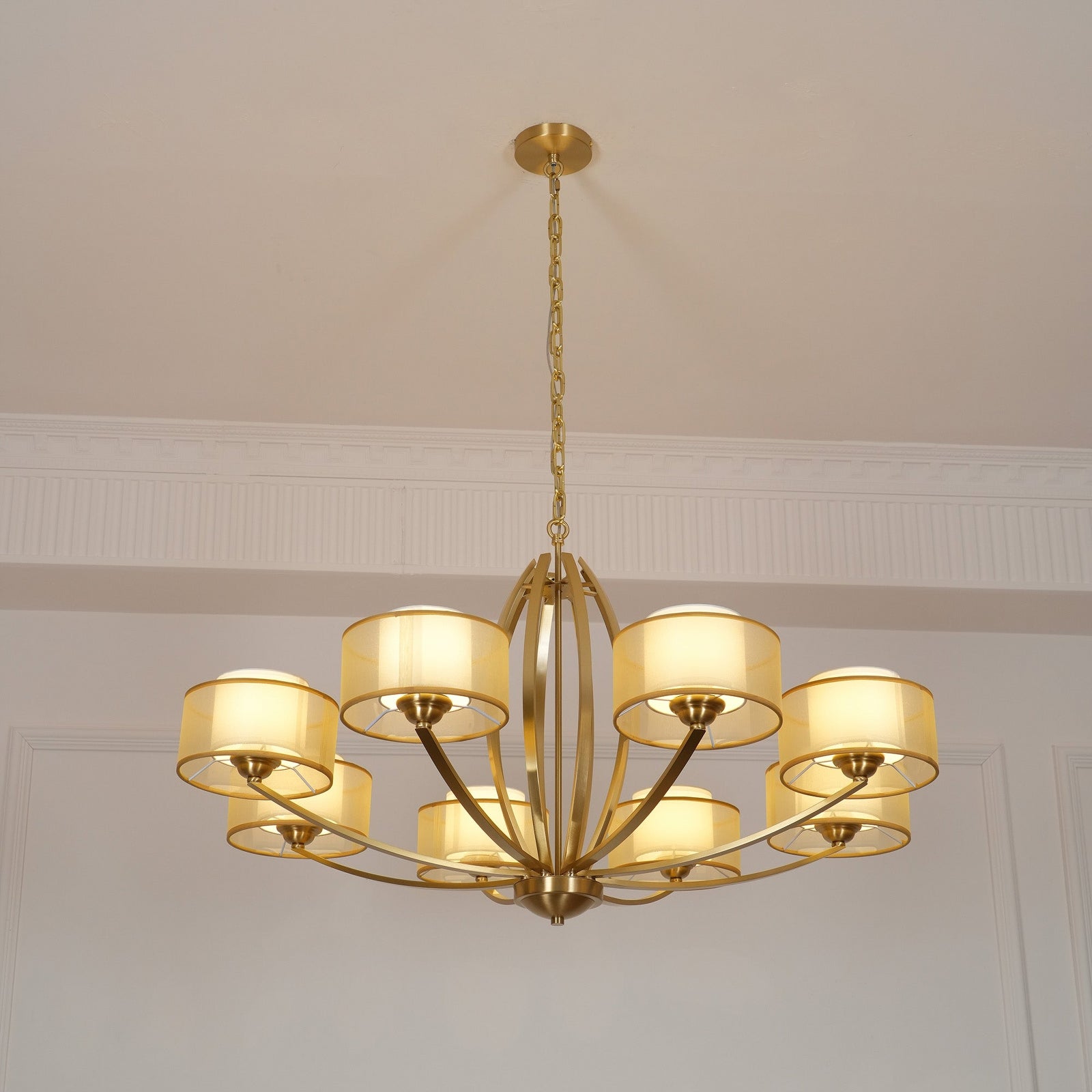 Stiffel 6-head Chandelier - Cueteks
