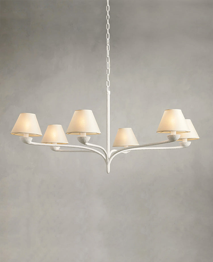 Dorsey Round 6-Light Chandelier - Cueteks
