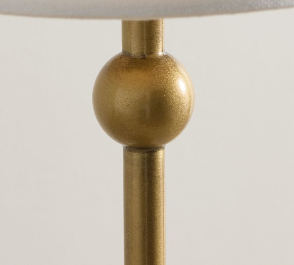 Palmer Slim Brass Accent Table Lamp - Cueteks