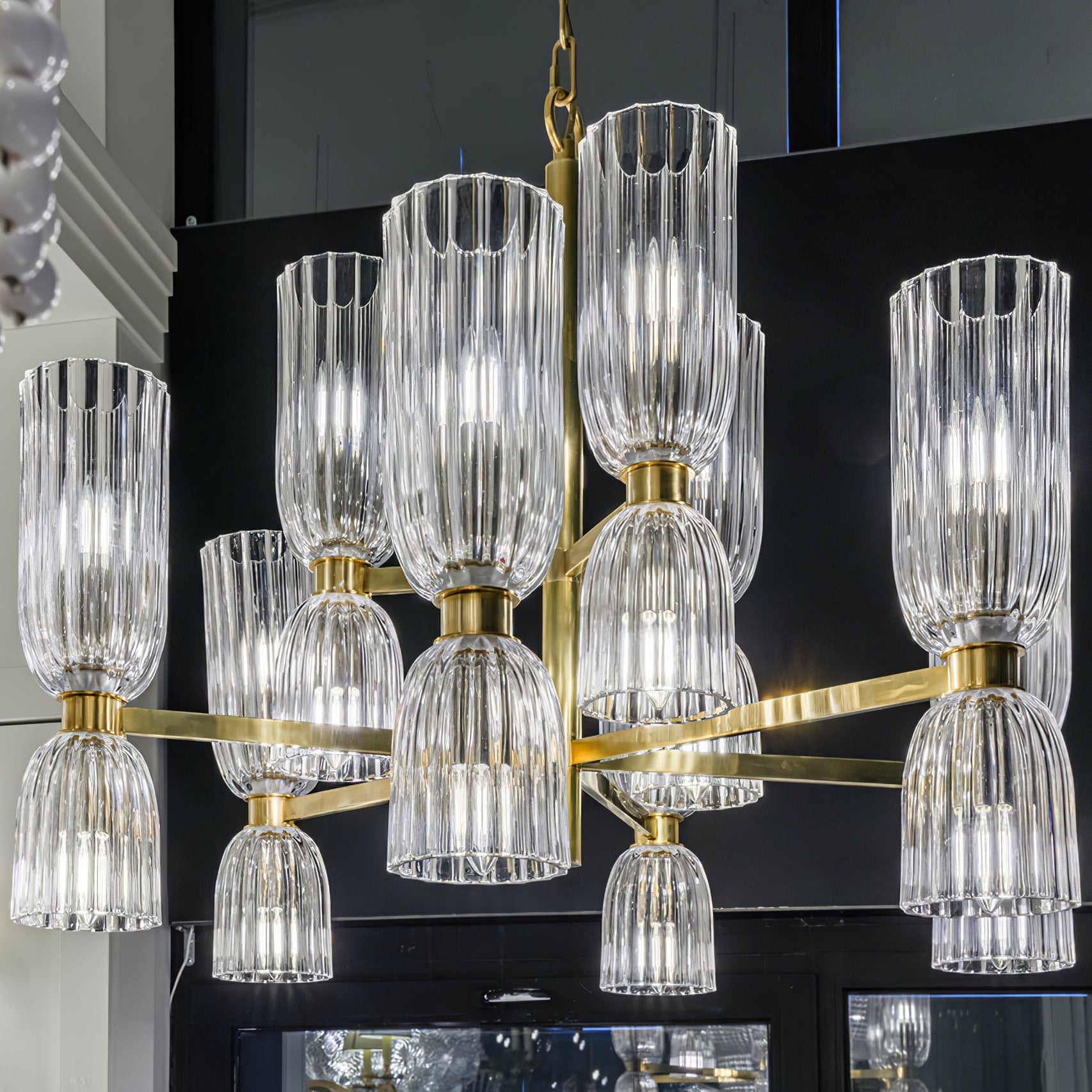 Asalea Double Layer Chandelier - Cueteks