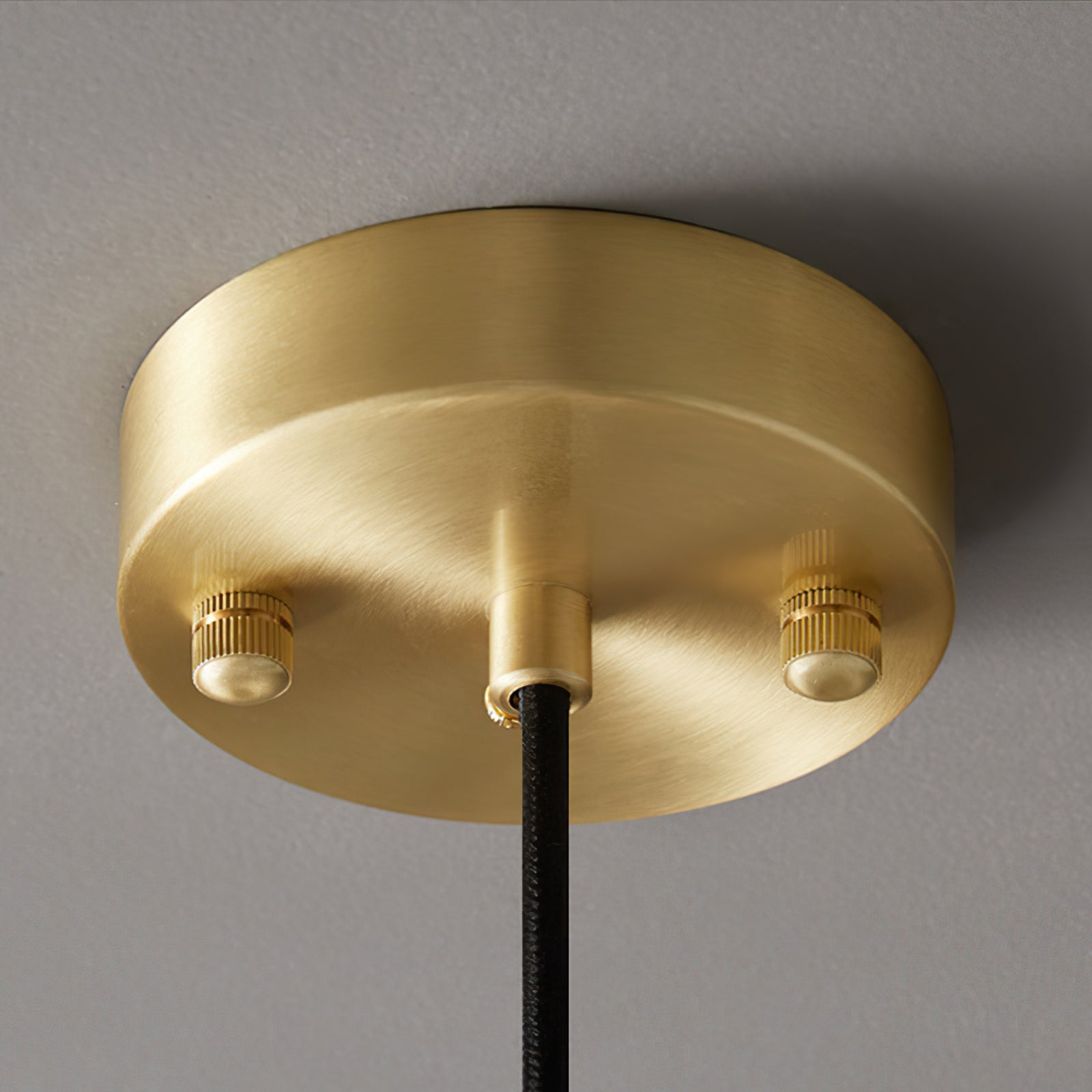 Copper marble round chandelier - Cueteks