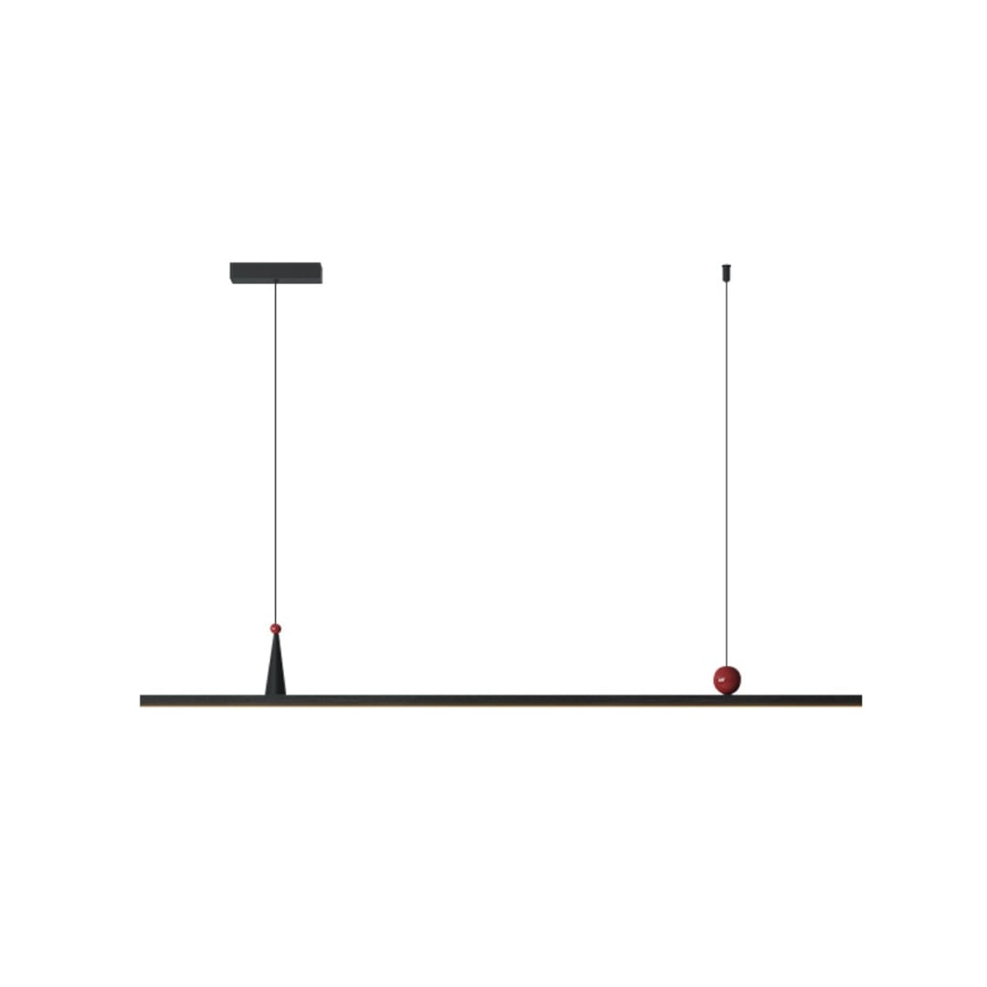 OSBELE Modern Black Linear Chandelier - Cueteks