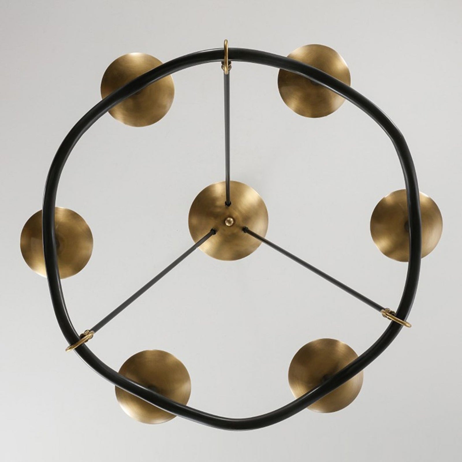 Wavy Arm Candle Chandelier - Cueteks
