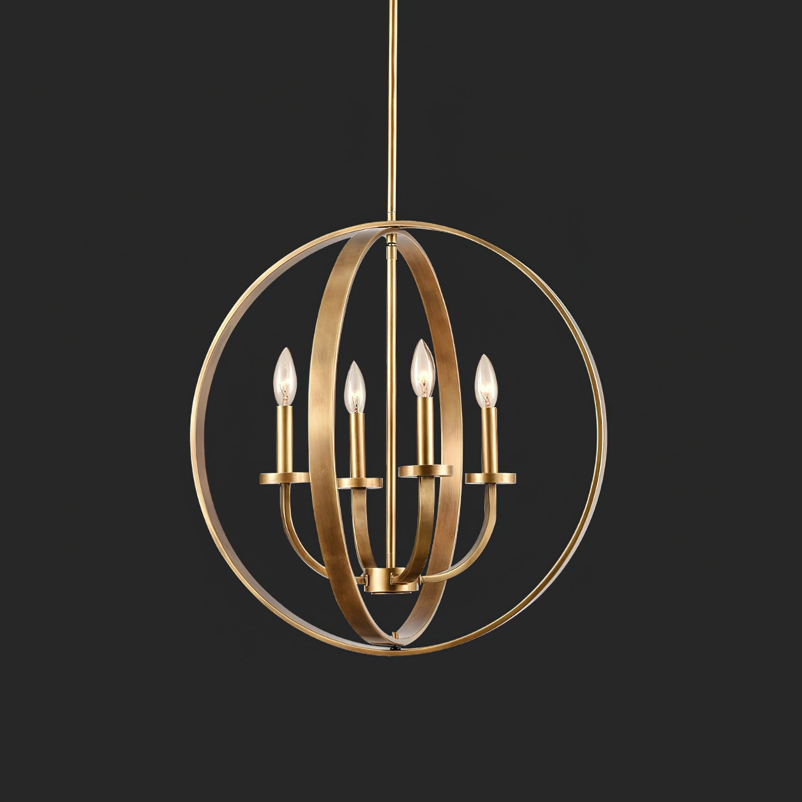 Modern cage chandelier - Cueteks
