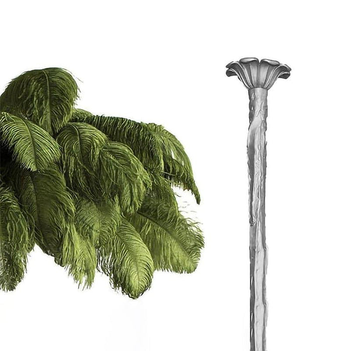 Colorful Ostrich Feather Chandelier - Cueteks