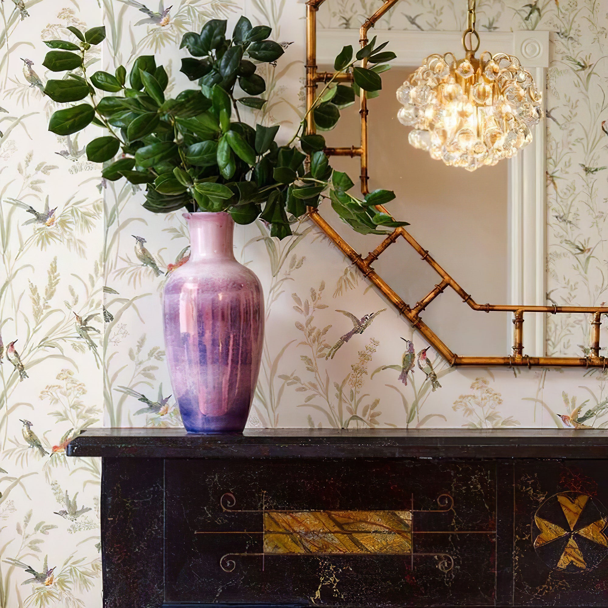 Bellvale Small Glass Chandelier - Cueteks