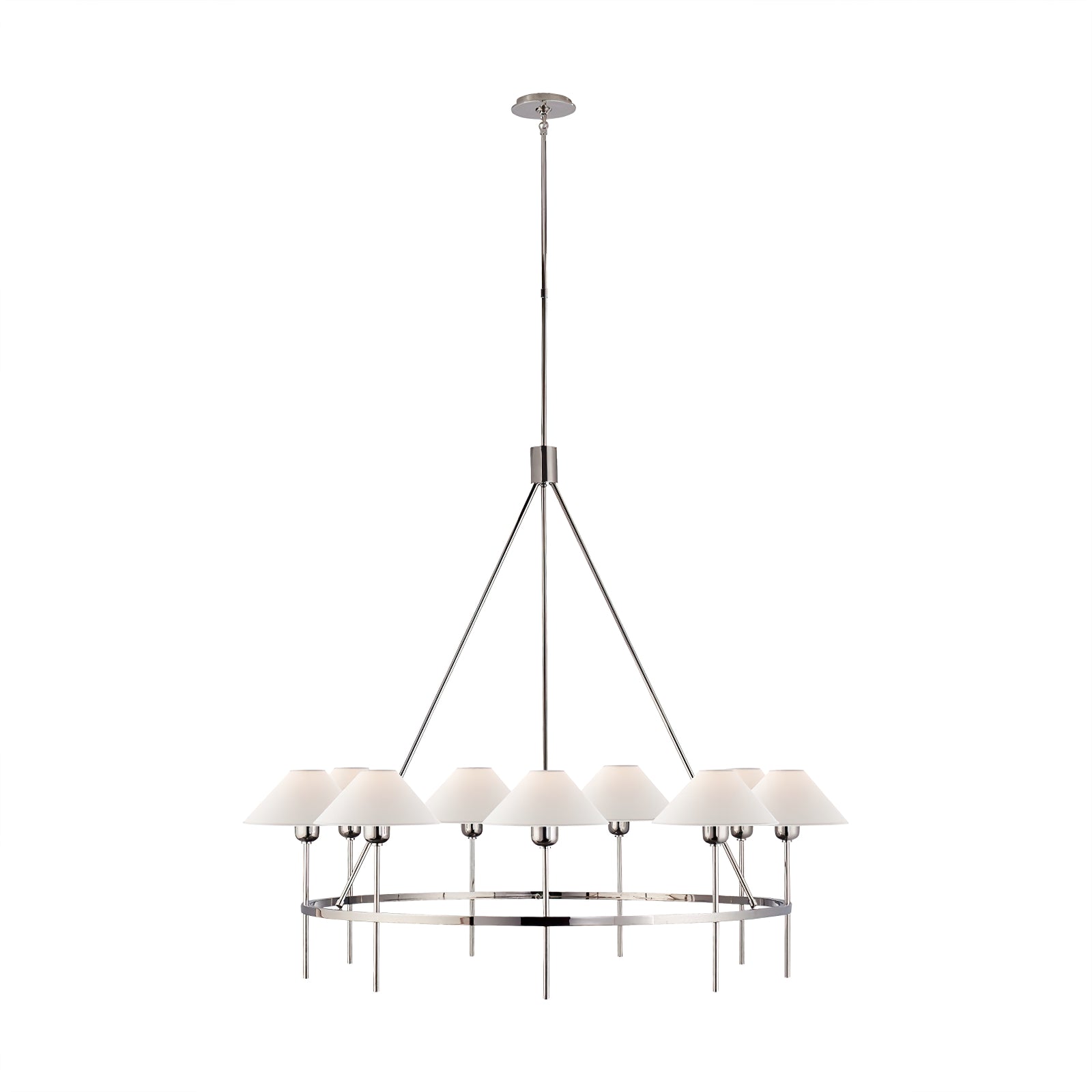 Hackney Industrial Cage Chandelier - Cueteks