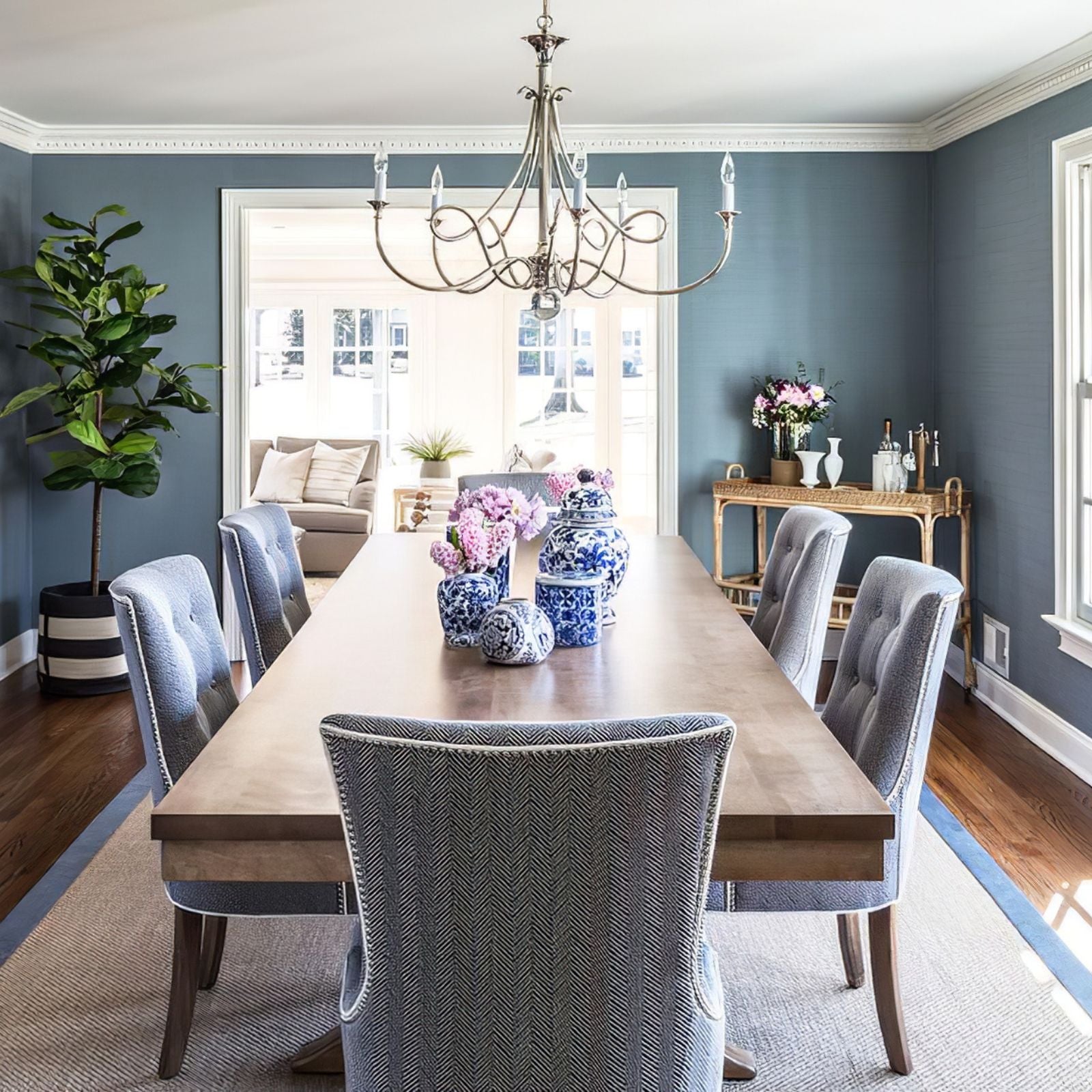 Large Twisted Loop Chandelier - Cueteks
