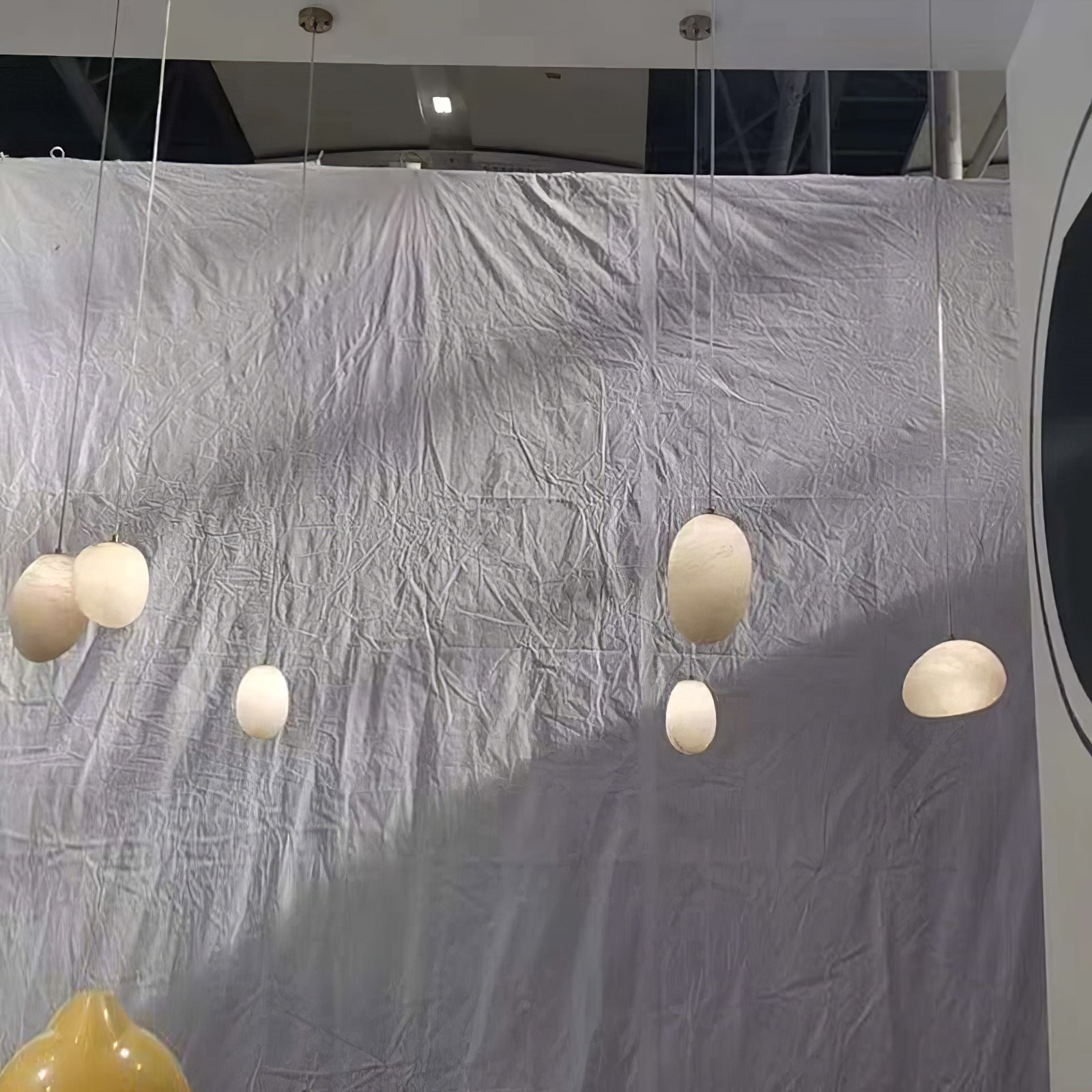Pebble Alabaster Pendant Light - Cueteks