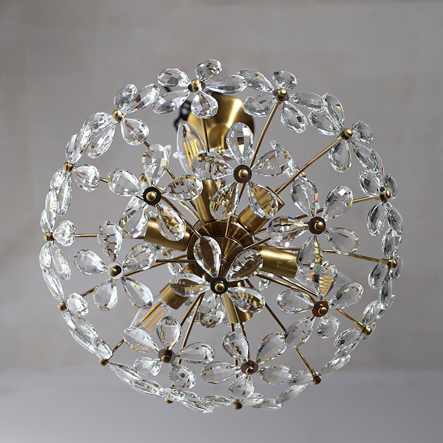 Blossom Crystal Flower Chandelier - Cueteks
