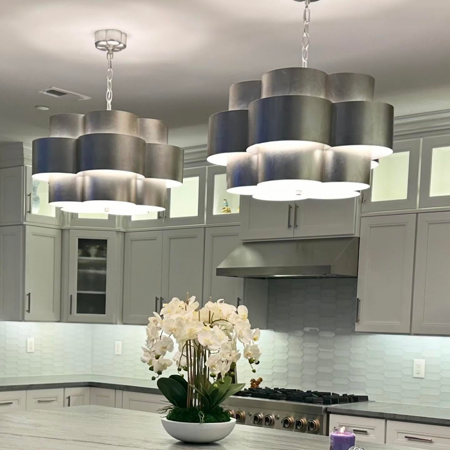 Arabelle Gold Pendant Lamp - Cueteks