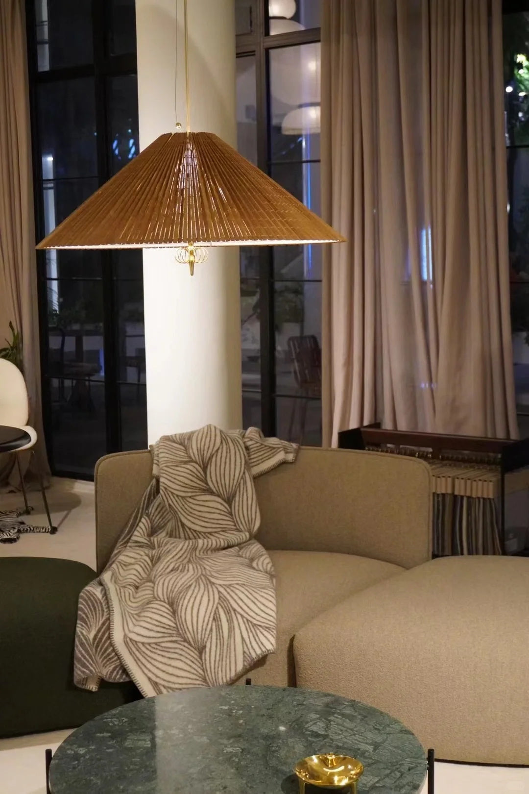 1972 Chinese Hat Chandelier-60cm - Cueteks