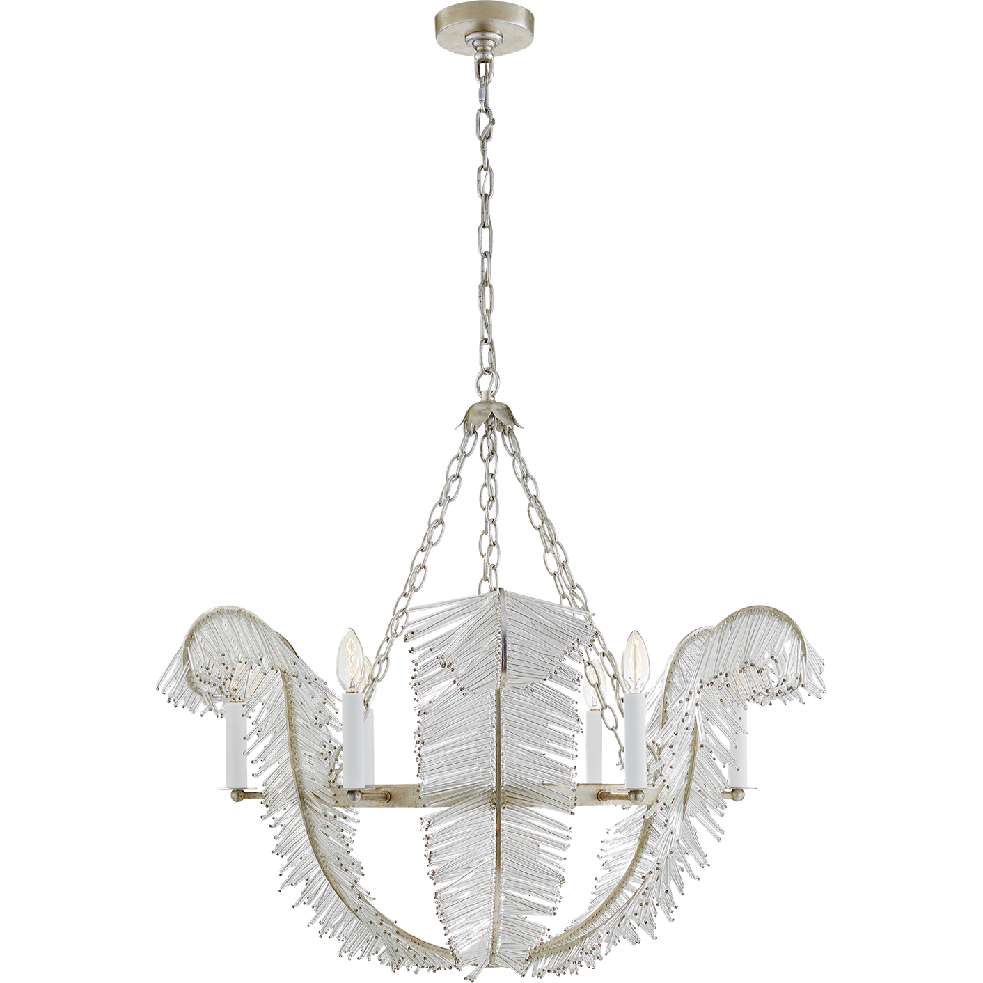 Calais Vintage Scroll Design Chandelier - Cueteks