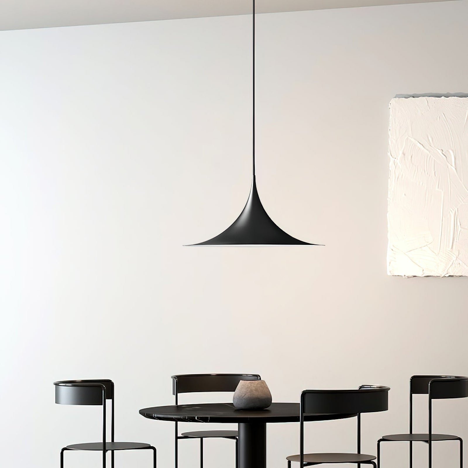 Modern trumpet metal Pendant Lamp - Cueteks
