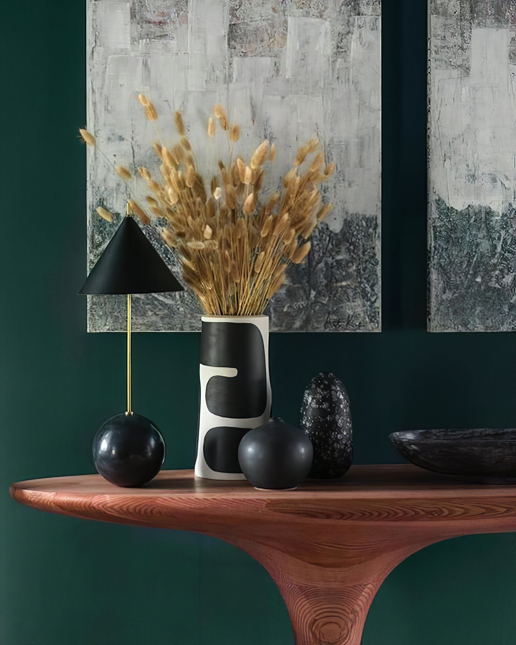 Cleo Orb Base Table Lamp - Cueteks