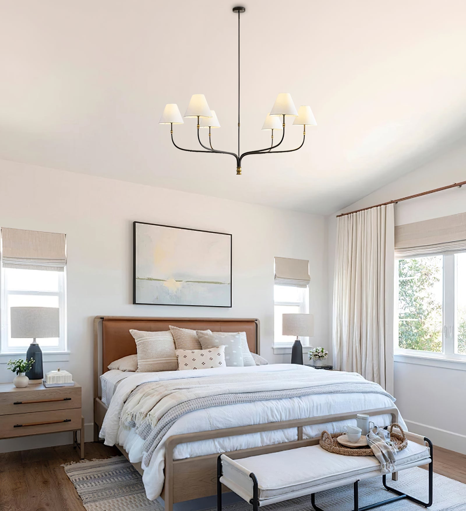 Collins Sunshade Chandelier - Cueteks