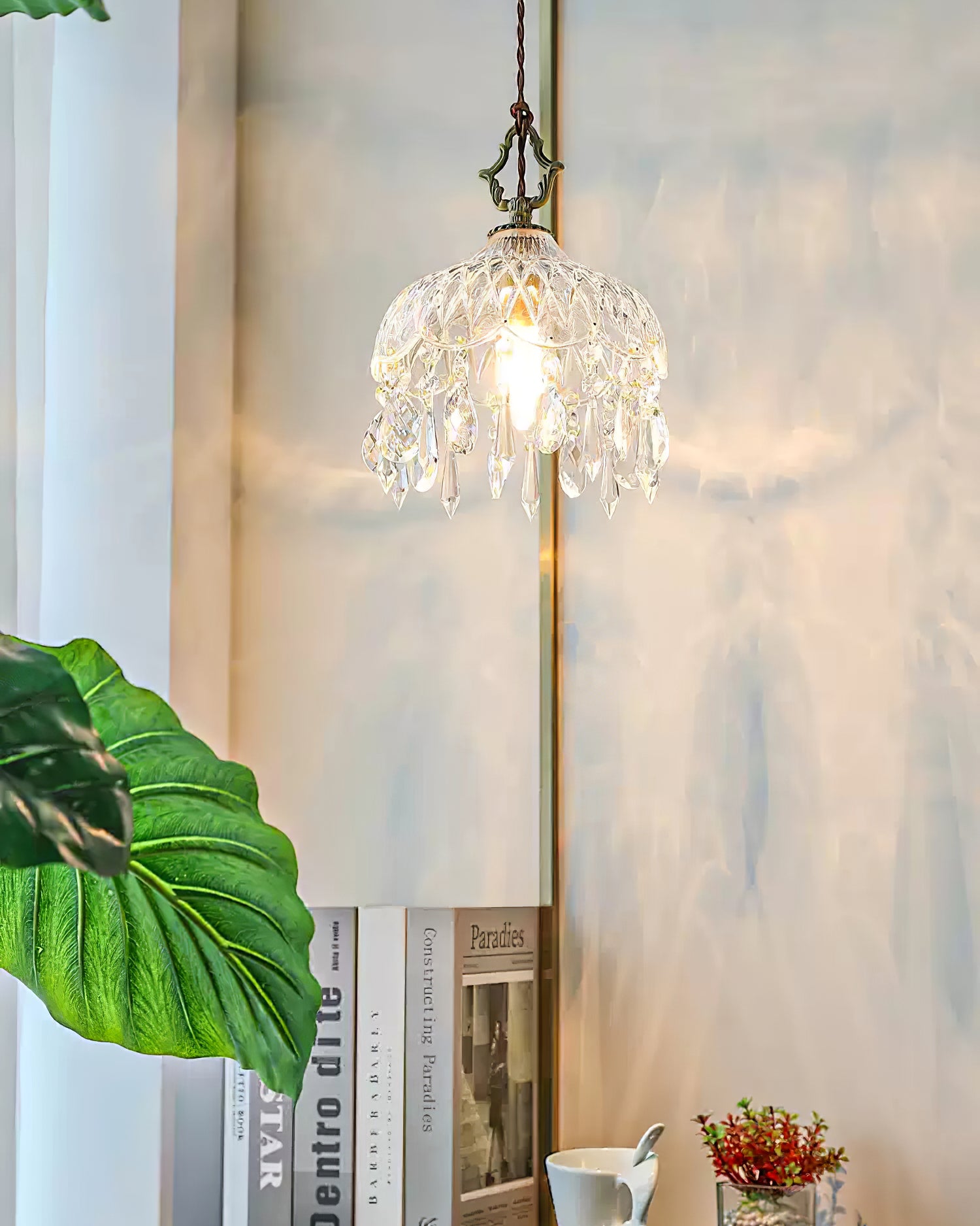 Handcrafted Crystal Chandelier - Cueteks