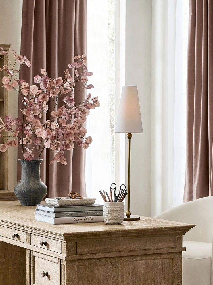 Palmer Slim Brass Accent Table Lamp - Cueteks