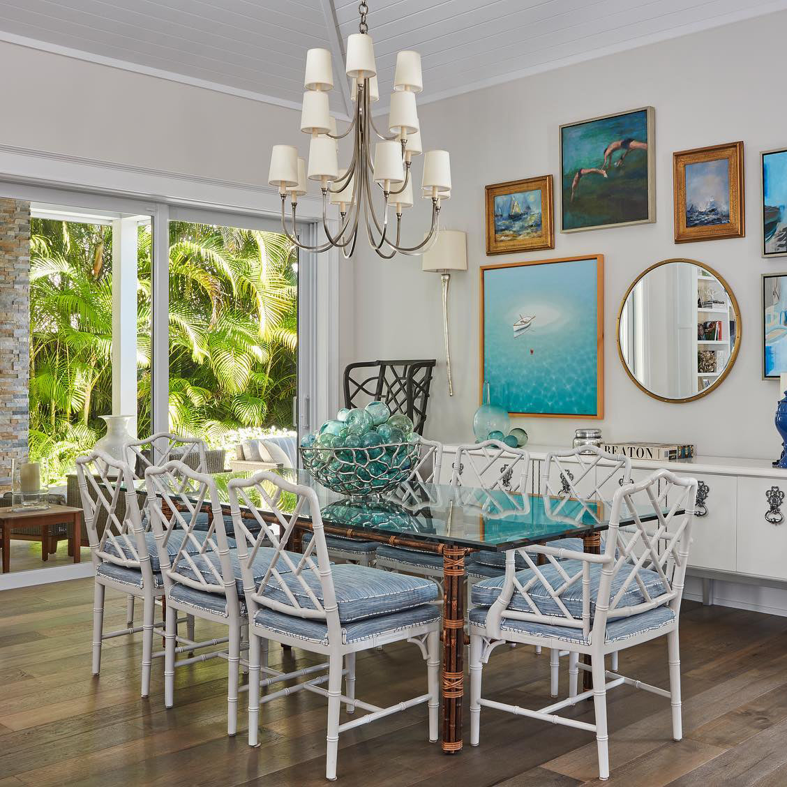 Classic extra large reed chandelier - Cueteks