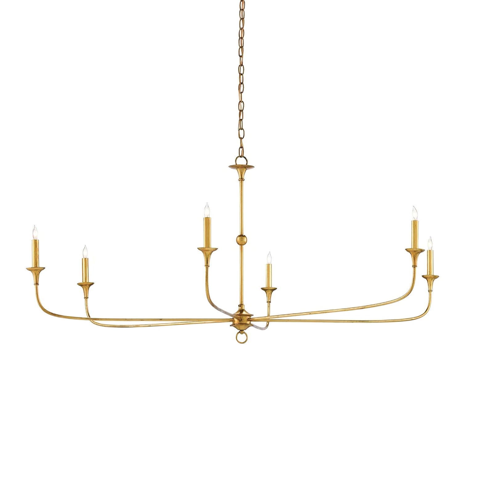 Elongated  Antique Chandelier - Cueteks
