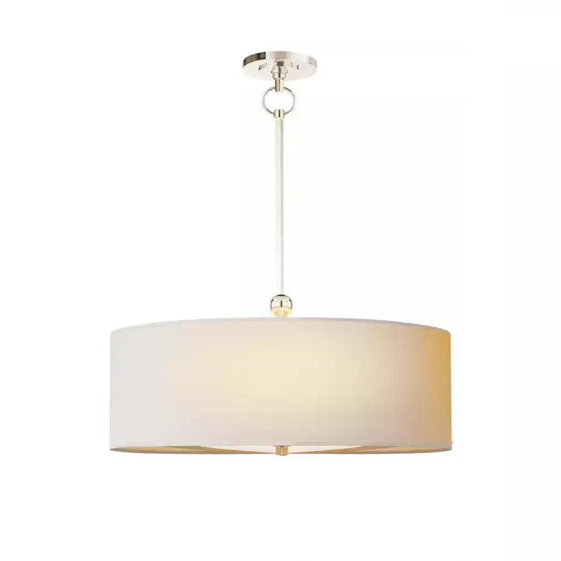 Reed Simple Drum Shade Pendant Light - Cueteks